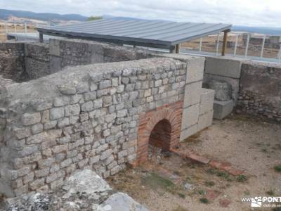 Clunia Sulpicia y Sendero de los Arabuzos: Patrimonio Romano; garganta del chorro senderismo urdaiba